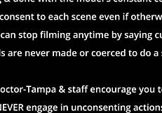 Minnie rose's pussy blasted with cum backstage