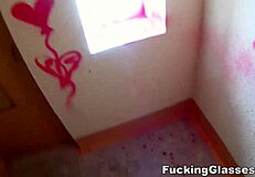 Fucking Glasses - Clueless Redhead Renata Teen 18+ Gets Bent Over For Doggystyle With Shaved Pussy.