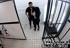 Can Mia's pussy handle the blast while brother watches POV?