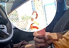 Public outdoor search for information in the car