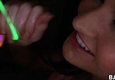 kendall karson giving a jerk off with oiled hands