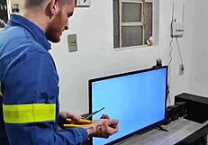 The Naughty Electrician Fucks The Married Woman After Finishing His Job