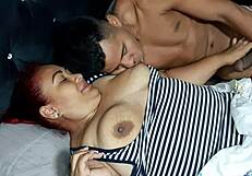 i suck stepmother's big tits pov