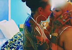 kissing compilation with latina ebony and indian lesbians