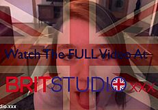 british teen gives sloppy blowjob and tit wank with huge cum covered mouthful