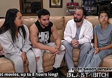 Can Mia's pussy handle the blast while brother watches POV?