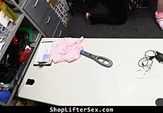 Teen Punished HARD By Guard In Shop