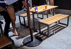 Couple fucks in fast food drive thru