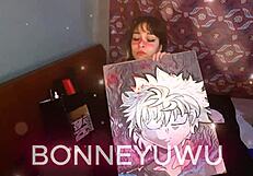 bonneyuwu chatuje o anime a o sebe v posteli 😊