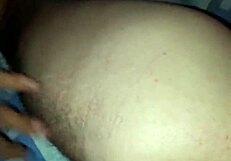 the black guy fucks his neighbor's ass bareback, pushing 24cm deep until he screams