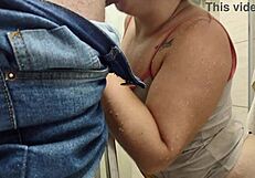 hey, wife teased electrician for shower sex, wanna watch?