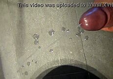 Bathroom Compilation: Three Cumshots On Monster Cock In Half An Hour