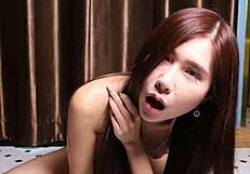 Can April Maxima Handle Sucking And Footjob On Dildo?