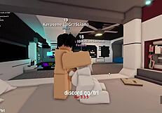 Getting Fucked and Filled by Horny Man in Roblox Condo