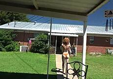 branquinha deliciosa in lingerie anal assfucking