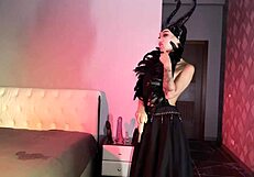 maleficent monika fox fucked her ass hard with a staff
