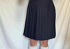 i insert a shiny anal plug into my sailor uniform while wearing sexy lingerie