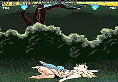 fairyfighting tiki and tiki lick pussies to orgasm in game
