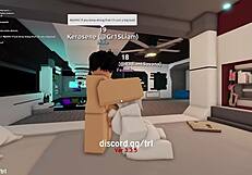 Getting Fucked and Filled by Horny Man in Roblox Condo