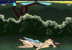 fairyfighting tiki and tiki lick pussies to orgasm in game