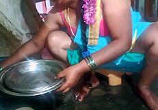 I’m stunned by my sexy Indian aunty cleaning plates