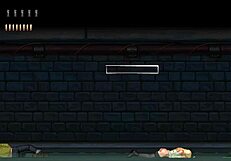 Blonde in group game, part 1 of 3.