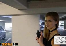 Emelie Crystal, are you horny in the garage?