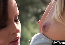 i enjoy licking stunning lesbian in garden