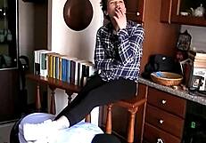 Can a loser actually serve a goddess in this intense BDSM setup?