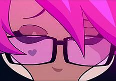 Princess Ethel gives blowjob at the gym.