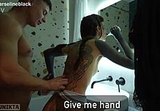 did i rim him in the bathroom before he came inside me?