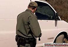 Sensual strip-search with acrobatic moves