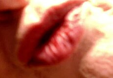 Beautiful Mature Dawnskye Rides Dildo In Fishnets