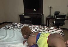 Hotel Hard FUCK! Check Out Slipperycherry18 Shaking Ass for Creampie