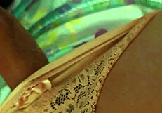 omg, stranger on bus rubs cock on my panties n cums