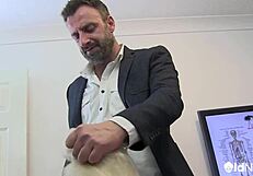 agedlove pascal rides the doctor in office