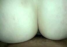 the amateur redhead rides in lingerie