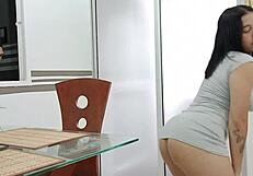 I Catch My New Stepsister Recording and End Up Drilling Her Tight Shaved Pussy. Full Story!