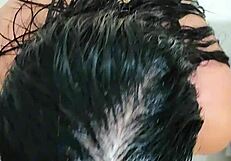 Mature man helps teen maid's daughter with morning cum outdoors