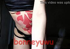 Bonneyuwu In Cyberpunk Rebecca Cosplay Teases On Bed