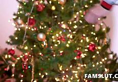 Teen step sisters crave dick for Christmas taboo.