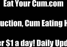 Eat Your Cum From This Condom?