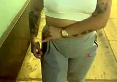 Latina Colombian Gets Assfucked by European in Public Game