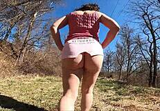 43yo Wife Flashes Big Ass At The Park!