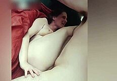 Brat gets choked with balls rubbed on face