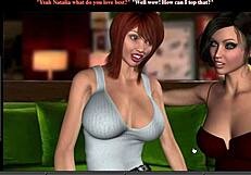 Redhead Zayna Enters Sauna in Hotel, Feeling Intense Heat and Desire for Shaved Pussy Fucking