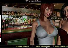 Redhead Zayna Enters Sauna in Hotel, Feeling Intense Heat and Desire for Shaved Pussy Fucking