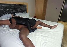 Light-skinned freak gets slutted out with intense sucking and doggystyle fucking