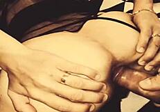 Mature couple films their anal sex session