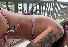 yo, check this public balcony bang with teen 18+ charlotte mae, pure household fantasy